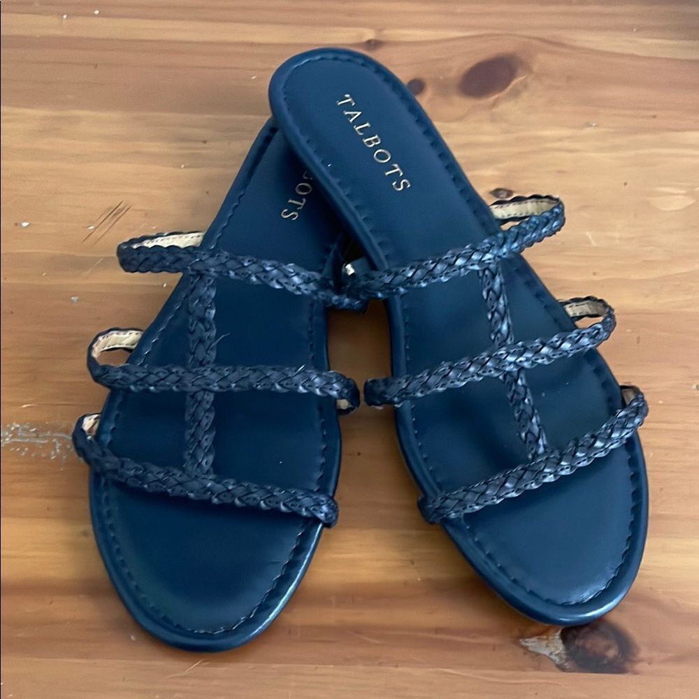 Talbots Women's Navy Blue Sandals